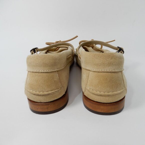 HEREU Lorea Moc Toe Lorea Mary Jane Loafers Size 10.5 41 Beige Suede NEW $470 - Picture 8 of 12